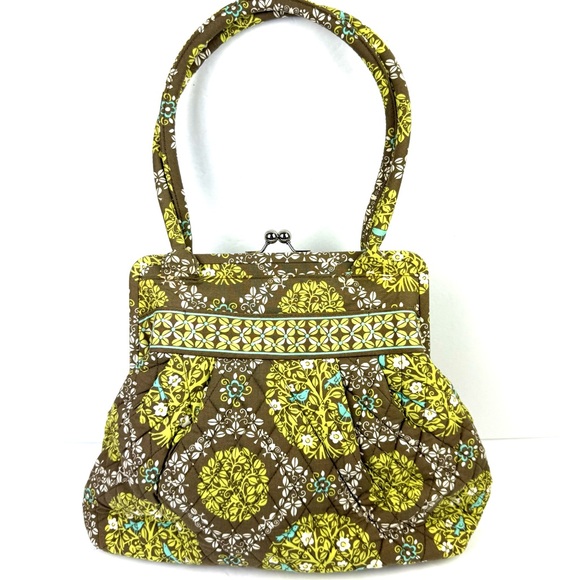 Vera Bradley Alice Sittin in a Tree Handbag Kiss Lock Shoulder Bag Brand New - Picture 2 of 15